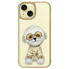 Заредете изображение във визуализатора на галерията – NIMMY case GLASSES COOL DOG for IPHONE 15 khaki
