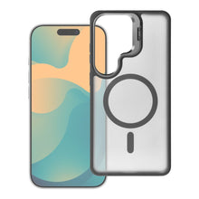 Заредете изображение във визуализатора на галерията – Case for Samsung A57 Forcell F-Protect Shadow Stand Premium compatible with MagSafe grey
