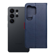Заредете изображение във визуализатора на галерията – Flip case for Samsung A17 Split Book navy and red
