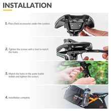 Заредете изображение във визуализатора на галерията – Rockbros Multifunctional Bracket 31210013001 Saddle Bag Stabilizer - Black
