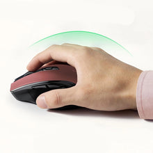 Заредете изображение във визуализатора на галерията – Ugreen MU006 optical wireless USB mouse 2.4GHz 4000 DPI - red
