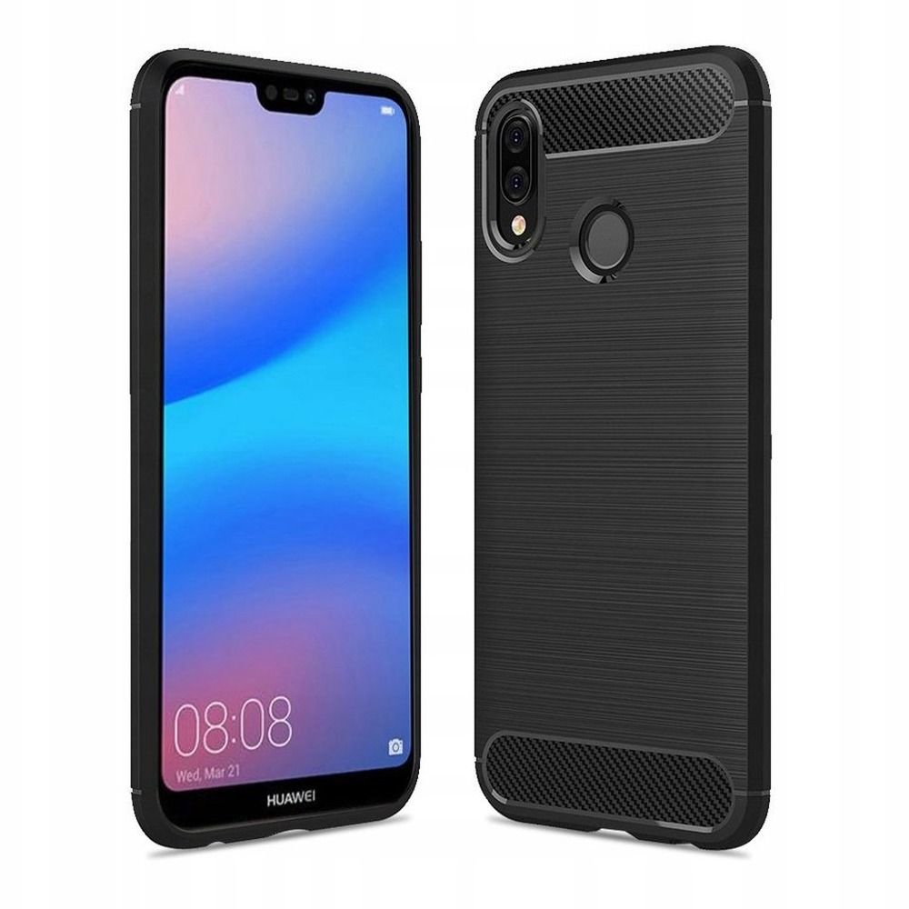 Гръб CARBON за HUAWEI P20 LITE черен