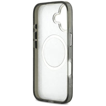 Заредете изображение във визуализатора на галерията – KARL LAGERFELD case for IPHONE 17 compatible with MagSafe KLHMP17SHMKBKCHOK (IML Glitter K&amp;C Heads Logo) black
