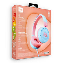 Заредете изображение във визуализатора на галерията – Wired headset JBL JR310 blue pink

