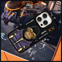 Заредете изображение във визуализатора на галерията – NIMMY case COOL&amp;CUTE 2.0 Monkey for IPHONE 16 Pro black
