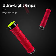 Заредете изображение във визуализатора на галерията – Rockbros 40720007002 bicycle grips with reflector - red
