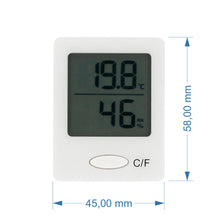 Заредете изображение във визуализатора на галерията – Digitial indoor theremometer IT02 white
