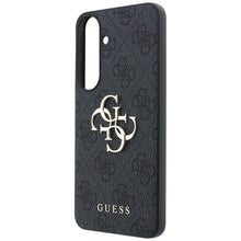 Заредете изображение във визуализатора на галерията – GUESS case for SAMSUNG S26 FE (Leather 4G Metal Logo) black
