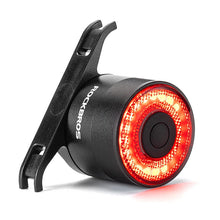 Заредете изображение във визуализатора на галерията – Rockbros Q3 rear bicycle lamp with intelligent stop system - black
