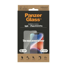Заредете изображение във визуализатора на галерията – PanzerGlass Ultra-Wide Fit Antibacterial Tempered Glass with Positioner for iPhone 14/13 Pro/13
