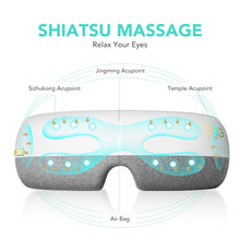 Заредете изображение във визуализатора на галерията – SKG E3-EN eye massager with compress and music - white
