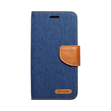 Заредете изображение във визуализатора на галерията – CANVAS Book case for IPHONE 16 Plus navy blue
