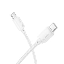 Заредете изображение във визуализатора на галерията – HOCO cable Type C to Type C 3A 60W X113 1 m white
