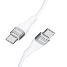 Заредете изображение във визуализатора на галерията – Wozinsky WSTCC2 USB-C / USB-C PD 65W cable 2 m - white
