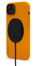 Заредете изображение във визуализатора на галерията – Decoded Silicone Case with MagSafe for iPhone 13 / iPhone 14 - orange
