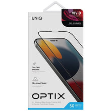 Заредете изображение във визуализатора на галерията – Uniq Optix Vivid glass for iPhone 14 / 13 / 13 Pro with applicator
