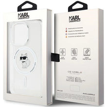 Заредете изображение във визуализатора на галерията – Karl Lagerfeld IML Choupette MagSafe case for iPhone 14 Pro Max - transparent
