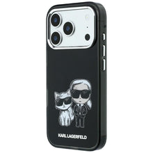 Заредете изображение във визуализатора на галерията – KARL LAGERFELD case for IPHONE 18 Pro /17 Pro compatible with MagSafe (Bodies Sketch) black
