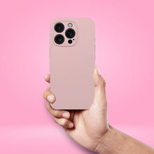 Заредете изображение във визуализатора на галерията – Case for iPhone 18 Pro / 17 Pro Silicone 2mm (camera protection) powder pink
