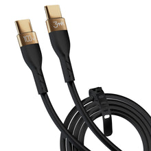 Заредете изображение във визуализатора на галерията – 3mk Hyper Silicone Cable USB-C / USB-C 100W 2m - Black
