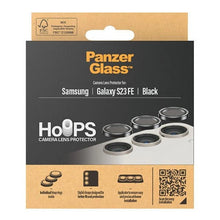 Заредете изображение във визуализатора на галерията – PanzerGlass Hoops Camera protection for Samsung Galaxy S23 FE - with black frame
