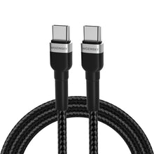 Заредете изображение във визуализатора на галерията – Wozinsky WNBCC1 USB-C / USB-C PD 65W cable 1 m - black
