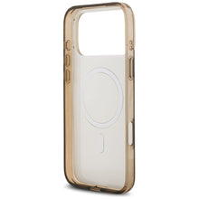 Заредете изображение във визуализатора на галерията – GUESS case for IPHONE 17 Pro Max compatible with MagSafe GUHMP17XH4DTEW (IML 4G Background) brown
