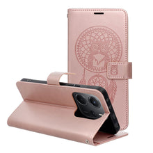 Заредете изображение във визуализатора на галерията – MEZZO Book case for XIAOMI Redmi Note 14 5G dreamcatcher rose gold
