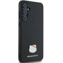 Заредете изображение във визуализатора на галерията – Hello Kitty Metal Logo Kitty Head case for Samsung Galaxy A55 - black
