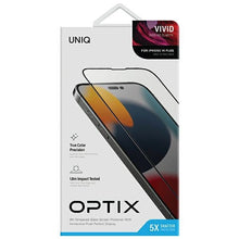 Заредете изображение във визуализатора на галерията – Uniq Optix Vivid glass for iPhone 14 Plus with applicator
