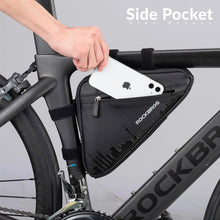 Заредете изображение във визуализатора на галерията – Rockbros B39-2 waterproof bicycle bag for frame - black
