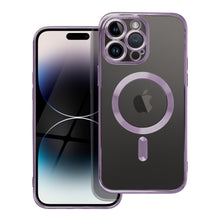 Заредете изображение във визуализатора на галерията – ELECTRO MAG COVER case compatible with MagSafe for IPHONE 17 Pro deep purple
