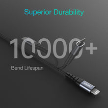 Заредете изображение във визуализатора на галерията – Choetech IP0041 USB-C / Lightning MFi 480Mb/s 3A 2 m cable - black
