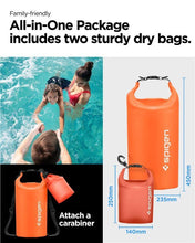Заредете изображение във визуализатора на галерията – Spigen Aqua Shield A630 bag waterproof 20 l + bag 2 l - orange
