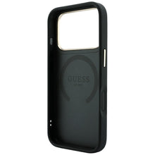 Заредете изображение във визуализатора на галерията – Case for IPHONE 18 Pro/17 Pro compatible with MagSafe (Saffiano Peony Ring) black
