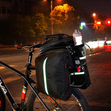 Заредете изображение във визуализатора на галерията – Rockbros A6-6 bicycle bag for trunk, 35 l, with fold-out pockets - black
