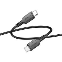Заредете изображение във визуализатора на галерията – Borofone Cable BX70 - Type C to Type C - 60W 3A 1 metre black
