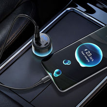 Заредете изображение във визуализатора на галерията – Car charger Hoco USB A + 2xUSB C PD QC3.0 57W Z69B black
