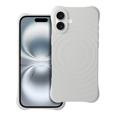 Гръб Silicone Zephyr Mag Cover съвместим с MagSafe за IPHONE 16 PLUS бял