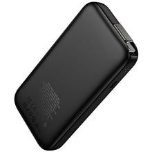 Заредете изображение във визуализатора на галерията – Powerbank Hoco 10000 mAh QC PD 20W with retractable cable USB C Q51 black
