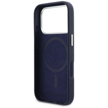 Заредете изображение във визуализатора на галерията – KARL LAGERFELD case for IPHONE 17 Pro Max compatible with MagSafe KLHMP17X6PFKCLB (PU FW W/ K&amp;C Head Pin) blue
