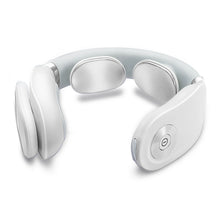 Заредете изображение във визуализатора на галерията – SKG 4098E neck massager, electrostimulator with compress - white
