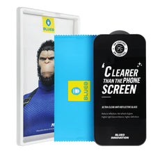 Заредете изображение във визуализатора на галерията – 5D Mr. Monkey Glass - Apple iPhone 17 Pro Max black (Strong Premium AR)
