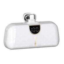 Заредете изображение във визуализатора на галерията – Dudao K20SL mini power bank in the shape of a Lightning bag 5000mAh - white

