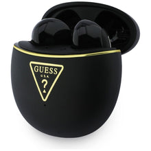 Заредете изображение във визуализатора на галерията – Wireless earphones Guess TWS GUTWSA15HETK (Small Round Script Print) black
