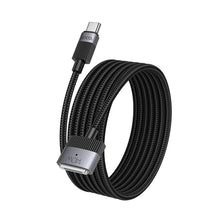 Заредете изображение във визуализатора на галерията – Cable USB C to Mag3 Hoco 5A 140W magnetic 1,8 m U141 black
