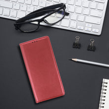 Заредете изображение във визуализатора на галерията – Smart Magneto Case for Samsung Galaxy M15 5G burgundy
