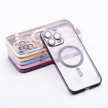 Заредете изображение във визуализатора на галерията – ELECTRO MAG COVER case compatible with MagSafe for SAMSUNG S25 Edge black
