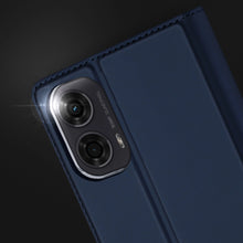Заредете изображение във визуализатора на галерията – Dux Ducis Skin Pro case with flap and card slot for Motorola Moto G04/G24/G24 Power - blue
