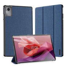 Заредете изображение във визуализатора на галерията – Dux Ducis Domo case with flap and smart sleep for Lenovo Tab M11 - blue
